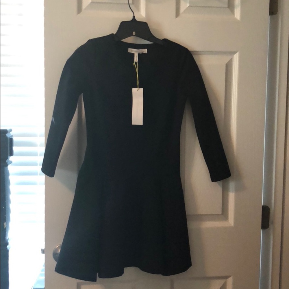 BCBG black skater dress